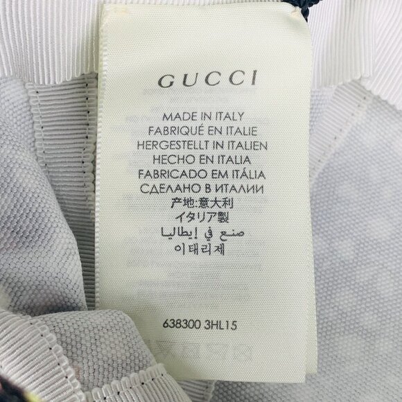 NWT Gucci Liberty Floral Baseball Hat In Black Size M - Picture 11 of 12